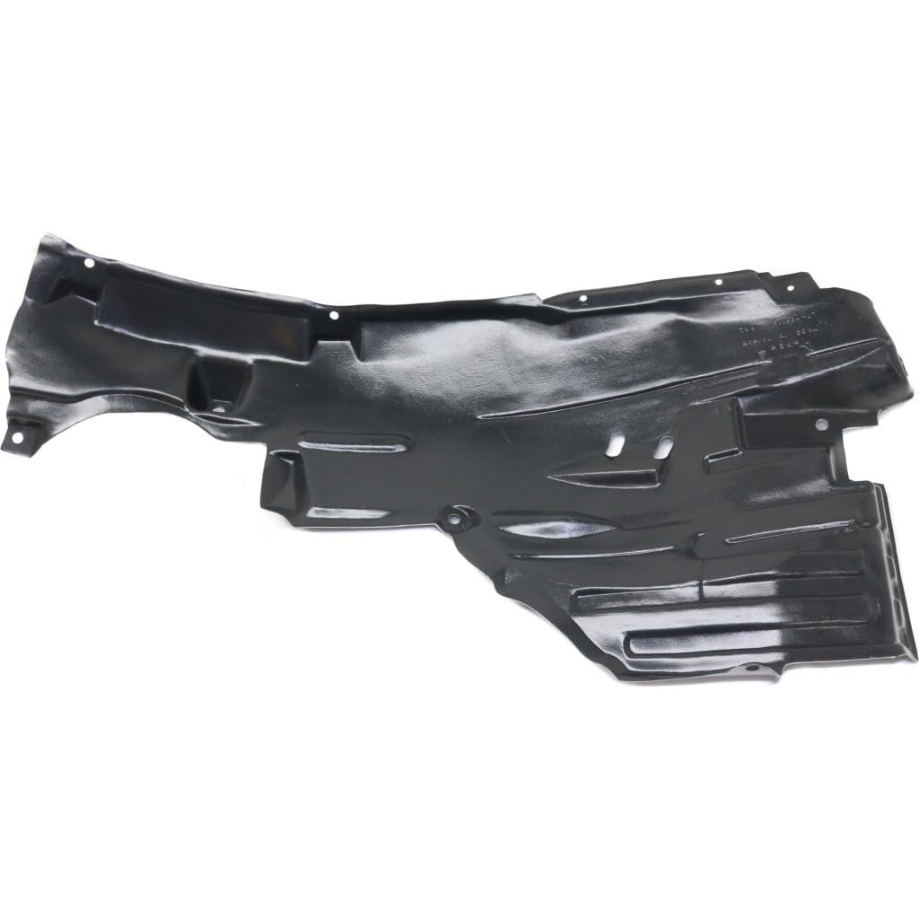 Front Driver Side Rear Section Fender Liner For Infiniti G35 2005 2006 Replacement 63843ac500 And In1250107 Black Plastic