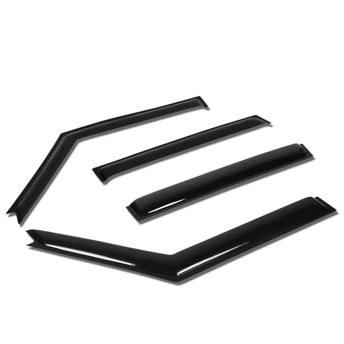 08-15 Land Rover Lr2 4pcs Tape-on Window Visor Deflector Rain Guard