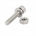 Uxcell M4x20mm 304 Stainless Steel Hex Socket Head Cap Bolt Screw Nut W Washer 25 Sets