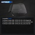 Front Lower Passenger Bottom Cloth Seat Cover For Nissan Frontier 2005-2019 Dark Gray
