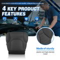 Front Lower Passenger Bottom Cloth Seat Cover For Nissan Frontier 2005-2019 Dark Gray