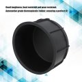 2pcs Cup Holder Insert Liner Set Center Console Black Rubber Automotive Interior Accessories