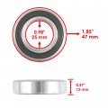 Caltric Camshaft Assembly With Bearings Chain Compatible Yamaha Bruin 350 Yfm350 2004 2005 2006