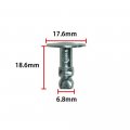 Dzmzl 10 Set Under Engine Cover Undertray Screw Metal Clips Kit For Audi A4 A6 Vw Skoda 8d0805121