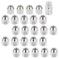Wheel Lug Nuts 12x1 5 Thread Open End 60 Degrees Conical Seat Chrome Plated Steel For Toyota 4runner Tacoma Tundra Chevrolet 