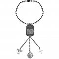 Bnql Truckers Prayer Gifts Guardian Angel Car Charm Driver Truck Rearview Mirror Pendant Black 