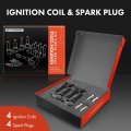 A-premium Set Of 8 Ignition Coil Pack And Iridium Spark Plugs Compatible With Ford Explorer 2020-2021 Escape 2020-2022 Edge