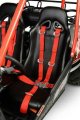 Bv Parts Replacement 5-point Racing Belt With Latch And Link Assembly For Hammerhead Platinum Gts Go Karts 6 000 354-p