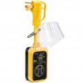 Kohree Rv Surge Protector 50 Amp Weather Resistant 8400 Joules With Waterproof Cover All-in-1 Circuit Analyzer W Led Indicators 