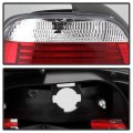 Acanii For 1997 1998 1999 2000 Bmw E39 528i 540i M5 Red Clear Tail Lights Rear Brake Lamps Driver Passsenger Side