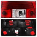 Acanii For 1997 1998 1999 2000 Bmw E39 528i 540i M5 Red Clear Tail Lights Rear Brake Lamps Driver Passsenger Side