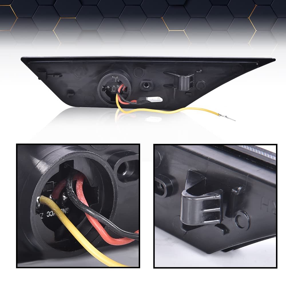 Smoke Led Side Marker Lights Switchback Signal Lamp For Honda Civic 2016 2021 33850tbaa02 33850tbaa01 33800tbaa02 Front