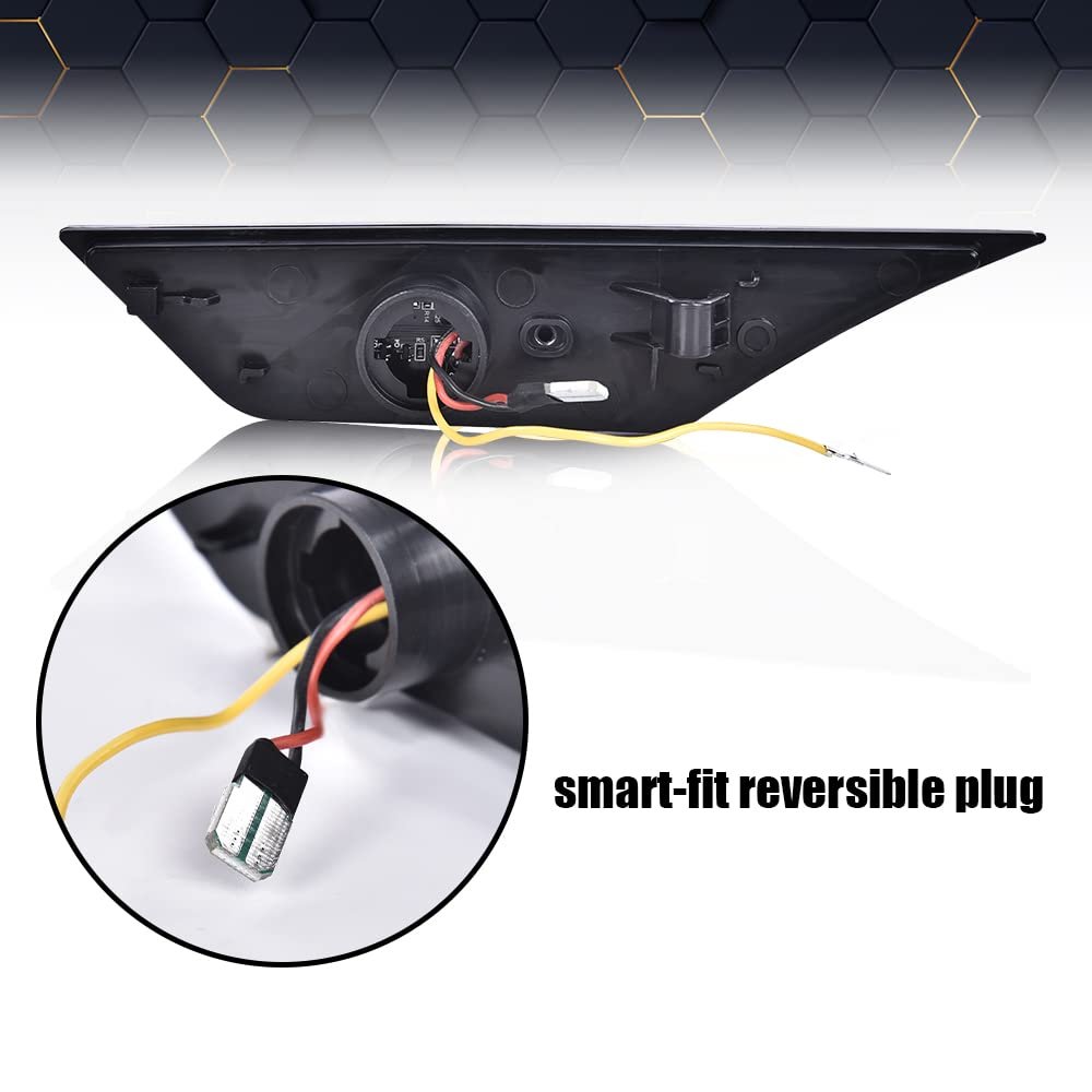 Smoke Led Side Marker Lights Switchback Signal Lamp For Honda Civic 2016 2021 33850tbaa02 33850tbaa01 33800tbaa02 Front