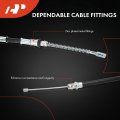 A-premium Rear Passenger Side Parking Brake Cable Assembly Compatible With Ford Models F-150 F150 2005 2006 2007 2008 Replace