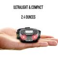 Foxelli Usb Rechargeable Headlamp Flashlight Up To 30 Hours Of Constant Light On A Single Charge Super Bright White Led Red