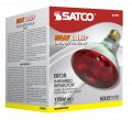 Satco S4751 Medium Light Bulb In Bronze Dark Finish 5 Inches 1 Count Pack Of 1 Red Heat