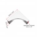 Uxcell Metal Book Corner Protectors Edge Cover Guard 22 X 6mm Silver Tone 30pcs