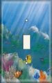 Snazzyswitch Fish In The Deep Blue Decorative Light Switch Cover Single Toggle Wall Plate 