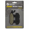 Niche Brake Pad Kit For Yamaha Viking 700 Vi Wolverine X4 1xd-25805-00-00 1xd-25806-00-00 Front Rear Organic