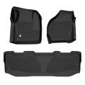Pit66 Floor Mats Cargo Liners For Ford F250 F350 Super Duty Crewcab Models 1999-2007 Heavy 3-piece Premium All Weather