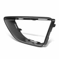 Fo1038121 Front Fog Light Bezel For Ford Fusion S Se 2010-2012 Driver Left Side Smooth Black 