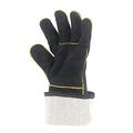 Welding Gloves Heat Resistant Cow Split Leather Bbq Camping Cooking Baking Grill Welder Fireplace Stove Pot Holder Workplace