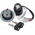 Ignition Switch Fuel Gas Cap Seat Lock Keys Replacement Kit For Yamaha Fzr250 1987-1988 Fzr400 1988-1990 Fzr600 1989-1993