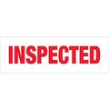 Tape Logic T902p146pk Pre-printed Carton Sealing Legend Inspected 110 Yds Length X Width 2 Mil Thick Red On White Case Of 6 