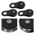 3 Pcs Snatch Block 20000 Lbs Heavy Duty Pulley Hoist Self Recovery Accessory