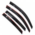 Labwork Black 4 Pieces Window Visors Shade Sun Rain Wind Guards Replacement For 2016 2017 2018 Honda Civic