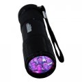 Hqrp 365 Nm 9 Led Flashlight Blacklight For Document Forgery Analysis Currency Bill Verification Inspection Detection