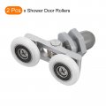 Uxcell Shower Door Rollers Twin With 23mm Diameter Glass Roller Replacement Parts Pack Of 2