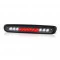 Full Led Third Brake Cargo Light Assembly For 2007-2013 Chevy Silverado Gmc Sierra 1500 2500 3500 Metallic Chrome Housing Smoke 