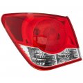 Driver Side Rear Brake Tail Light Assembly For Chevrolet Cruze 2011 2012 2013 2014 2015 And Limited 2016 Clear Lens Halogen 