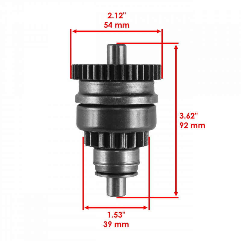 Caltric Starter With Drive Bendix And Relay Solenoid For Polaris Trail Blazer 250 1991-2006