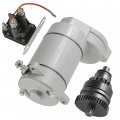 Caltric Starter With Drive Bendix And Relay Solenoid Compatible Polaris Trail Blazer 250 1991-2006