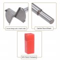 Uxcell Forstner Drill Bits 40mm Tungsten Carbide Wood Hole Saw Auger Opener Woodworking Hinge Drilling Boring Bit Cutter Gray