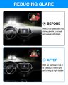 Autorder Dashboard Cover Mat For 2014-2021 Jeep Cherokee Accessories Flannel Dash Sunshade Glare Uv Rays Protector Not Fit