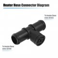 X Autohaux 92500-ar000 Heater Hose Connector Tee Fitting For Nissan 350z Infiniti Fx35 Fx37 Fx45 Fx50 G35 M35 M35h M37 M45 M56