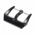 Watch Strap Clasp Replacement Stainless Steel Polished Pvd Buckle Black For 24mm Width Bands 