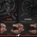 A-premium 10 Inch Electric Radiator Fan High 3000 Cfm 12v 80w With Thermostat Wiring Switch Relay Kit