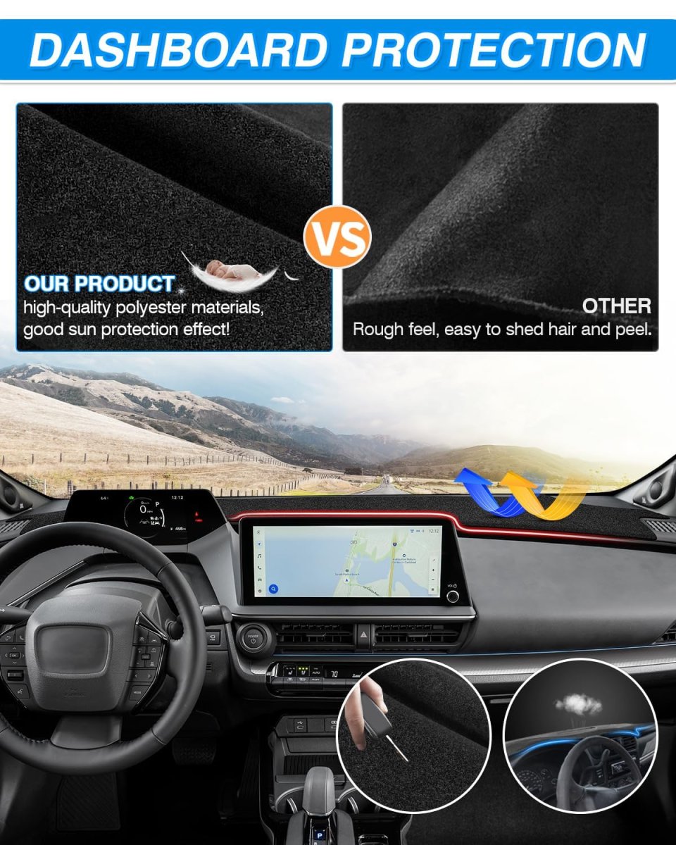 Cartist Dash Cover For 2019-2025 Chevy Silverado 2019-2023 Gmc Sierra 1500 2500hd 3500hd Accessories Only Fit Dashboard With
