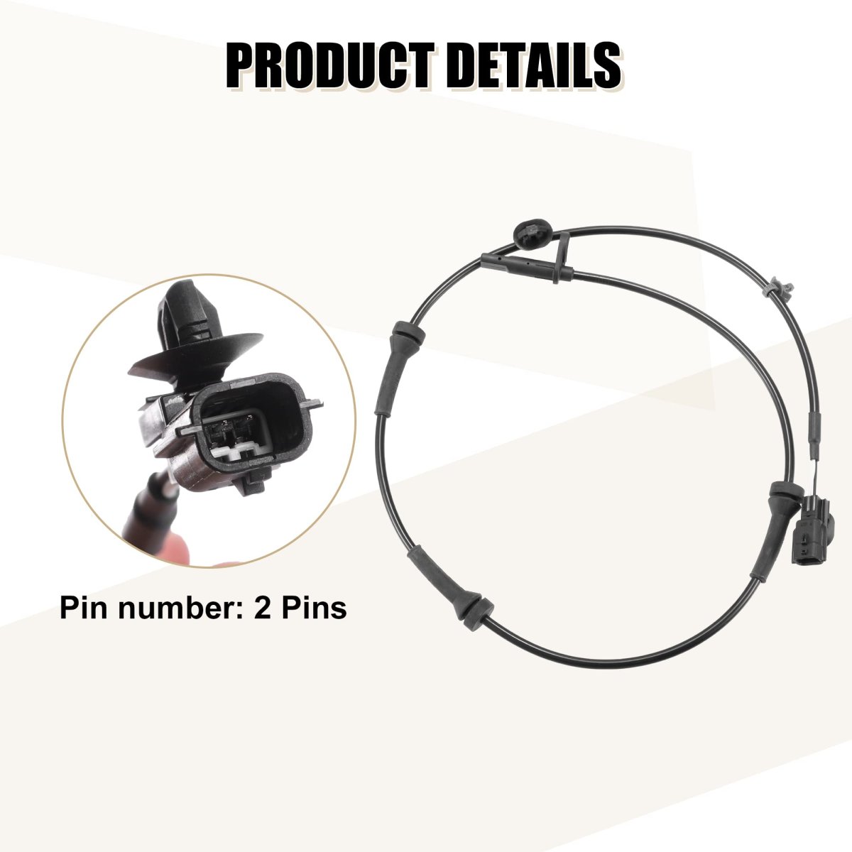 47900-3ta1a Abs Wheel Speed Sensor Rear Right Left For Nissan Altima 2014-2018