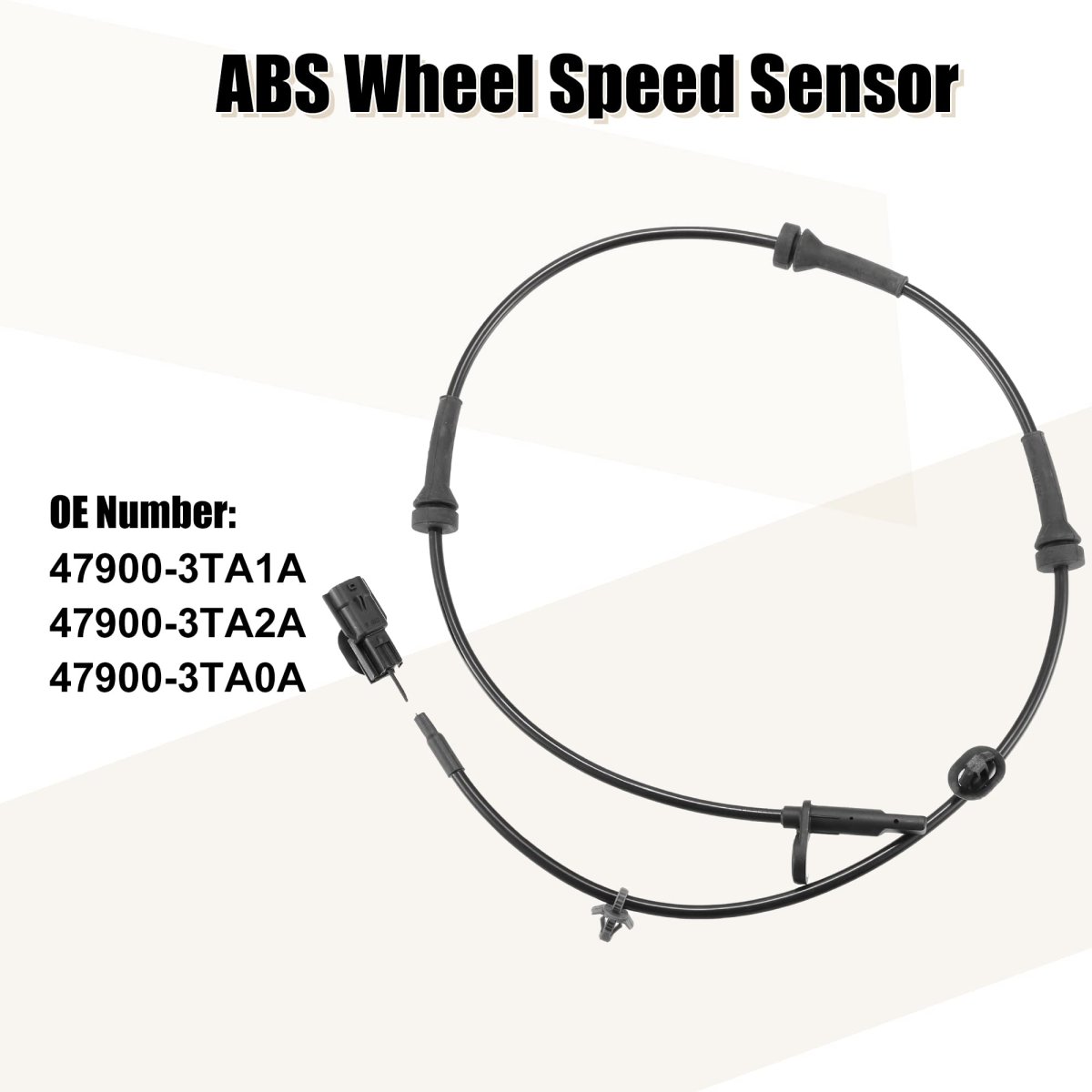 47900-3ta1a Abs Wheel Speed Sensor Rear Right Left For Nissan Altima 2014-2018