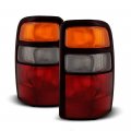 Driver Passenger Side Oe-style Amber Red Lens Tail Light Housing Lamp Assembly Replacement For 2000-2006 Chevy Tahoe Suburban 
