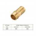 Uxcell Brass Hose Barb Fitting Connector 16mm X G3 8 Male Pipe Adapter 2pcs