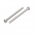 Uxcella M3x45mm 304 Stainless Steel Button Head Hex Socket Cap Screws Fastener 60pcs