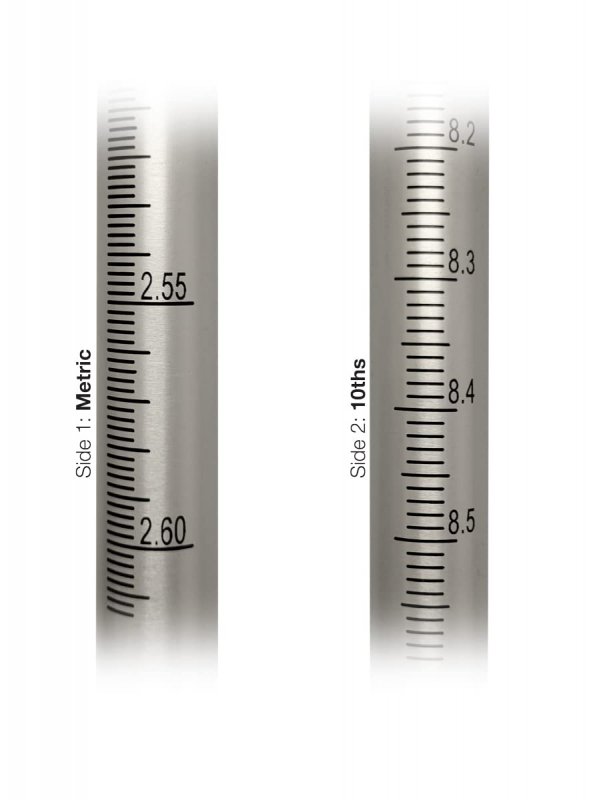 2 6m 8 5 Twist Lock Prism Pole Hi-vis Reflective Silver