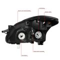 Auto Dynasty Smoked Housing Amber Side Headlight Head Lamps Tool Kit Compatible With Altima Seadan 10-12