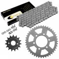 Caltric Drive Chain And Sprockets Kit Compatible With Kawasaki Zx-6r Zx-6rr Ninja 2005 2006